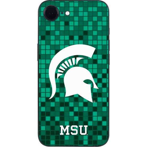 Michigan State University Spartans Digital Pixels iPhone 16e Skin